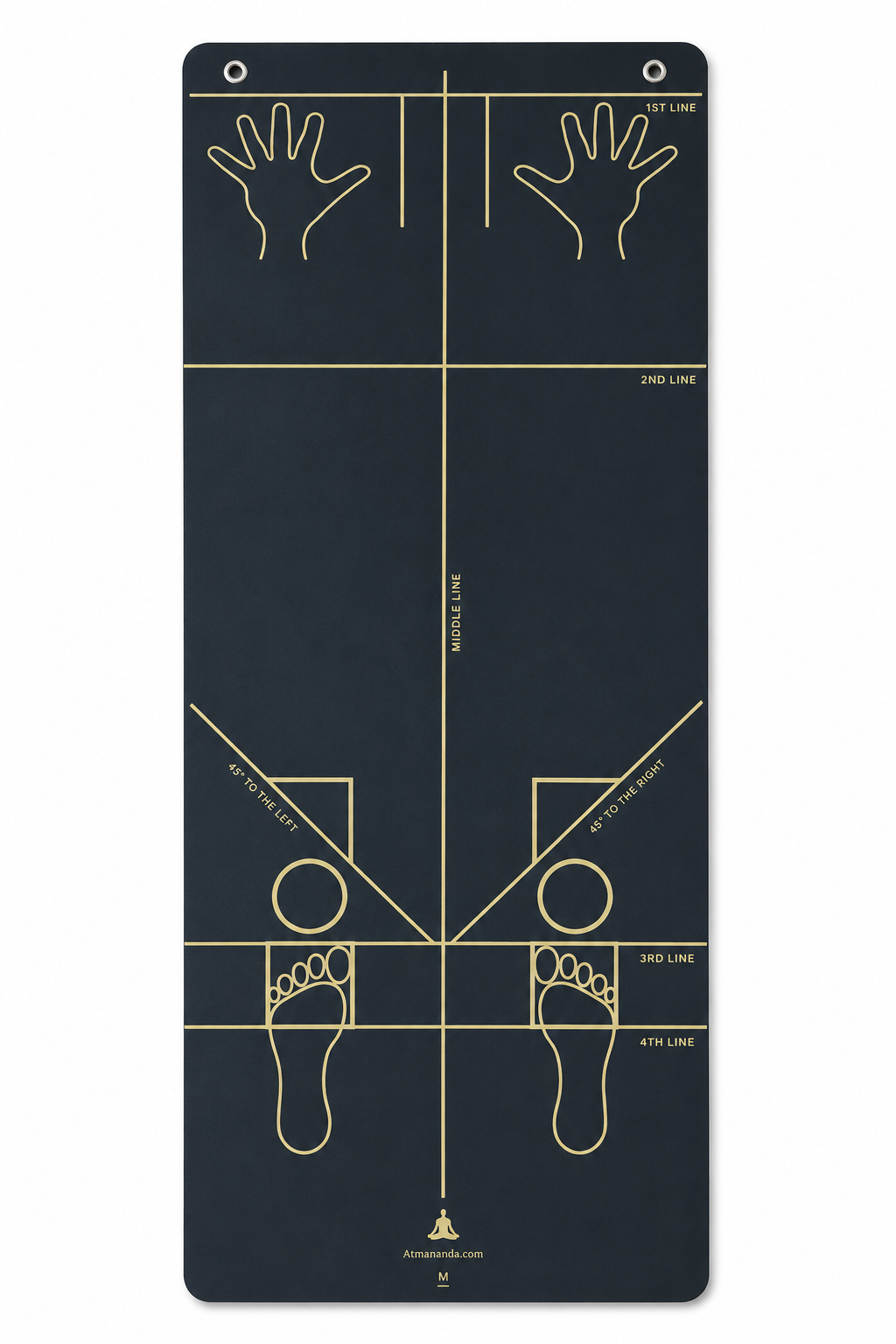 Atmananda Alignment Yoga Mat